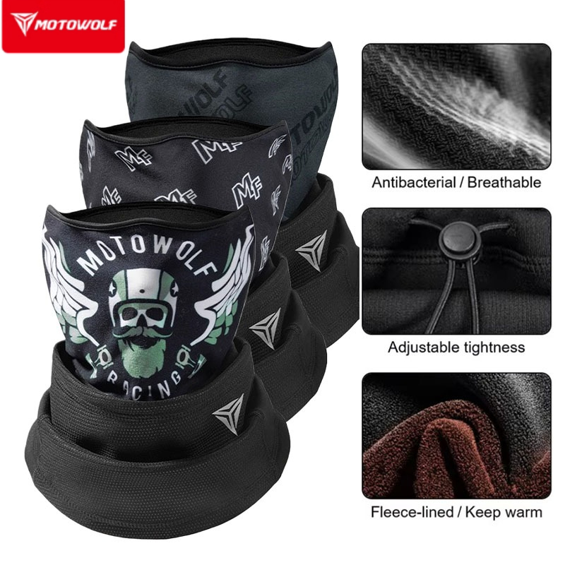 Cycling Gear For Winter - Motowolf зимняя теплая тактическая Балаклава для
