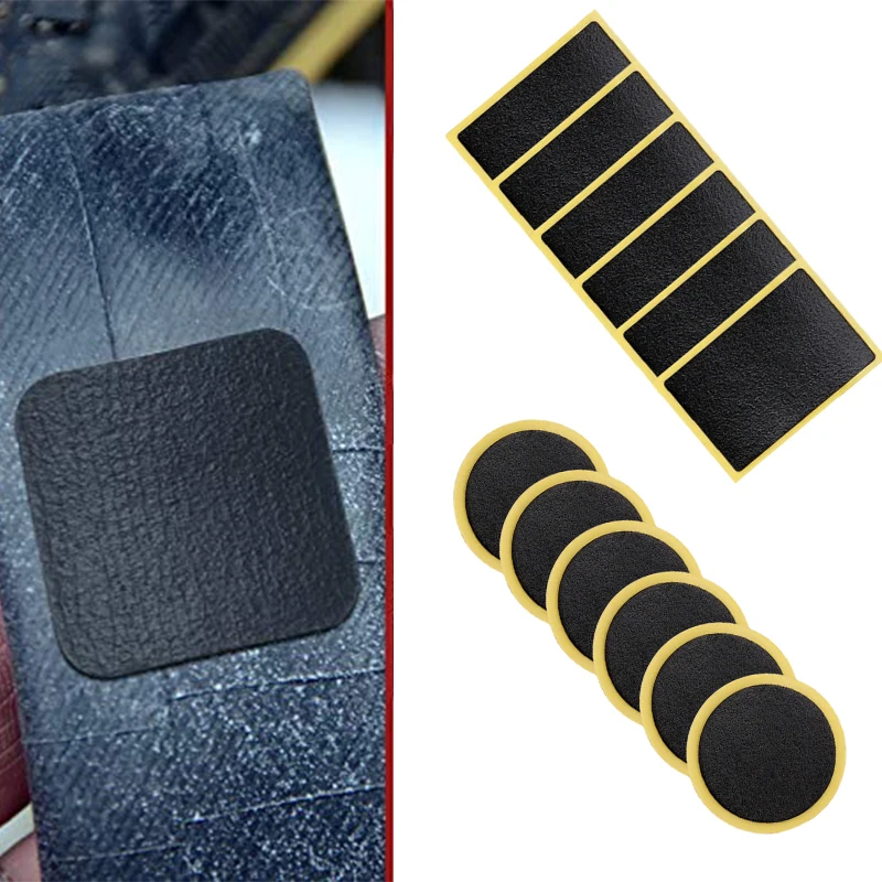 Bicycle Repair Kit - 12 шт., резиновые заплатки для ремонта,