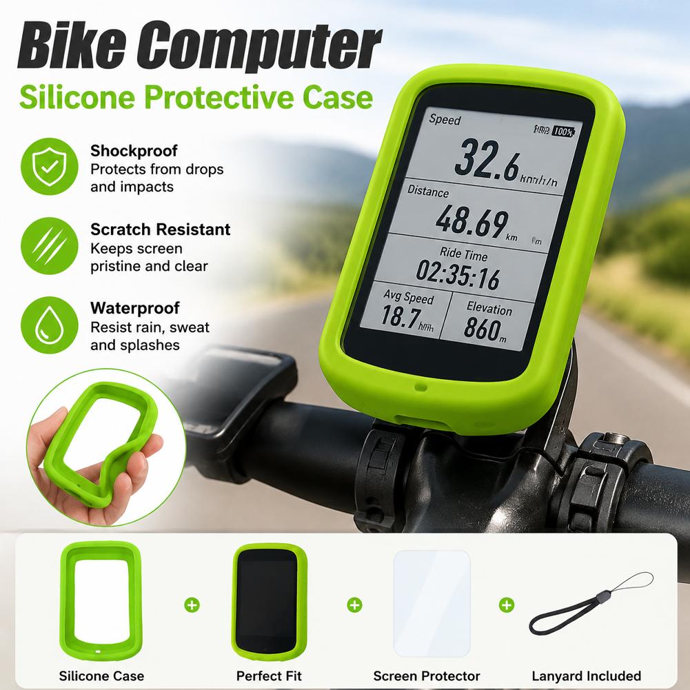 Силиконовый защитный чехол для – обзор и цена Bike Computer Gps