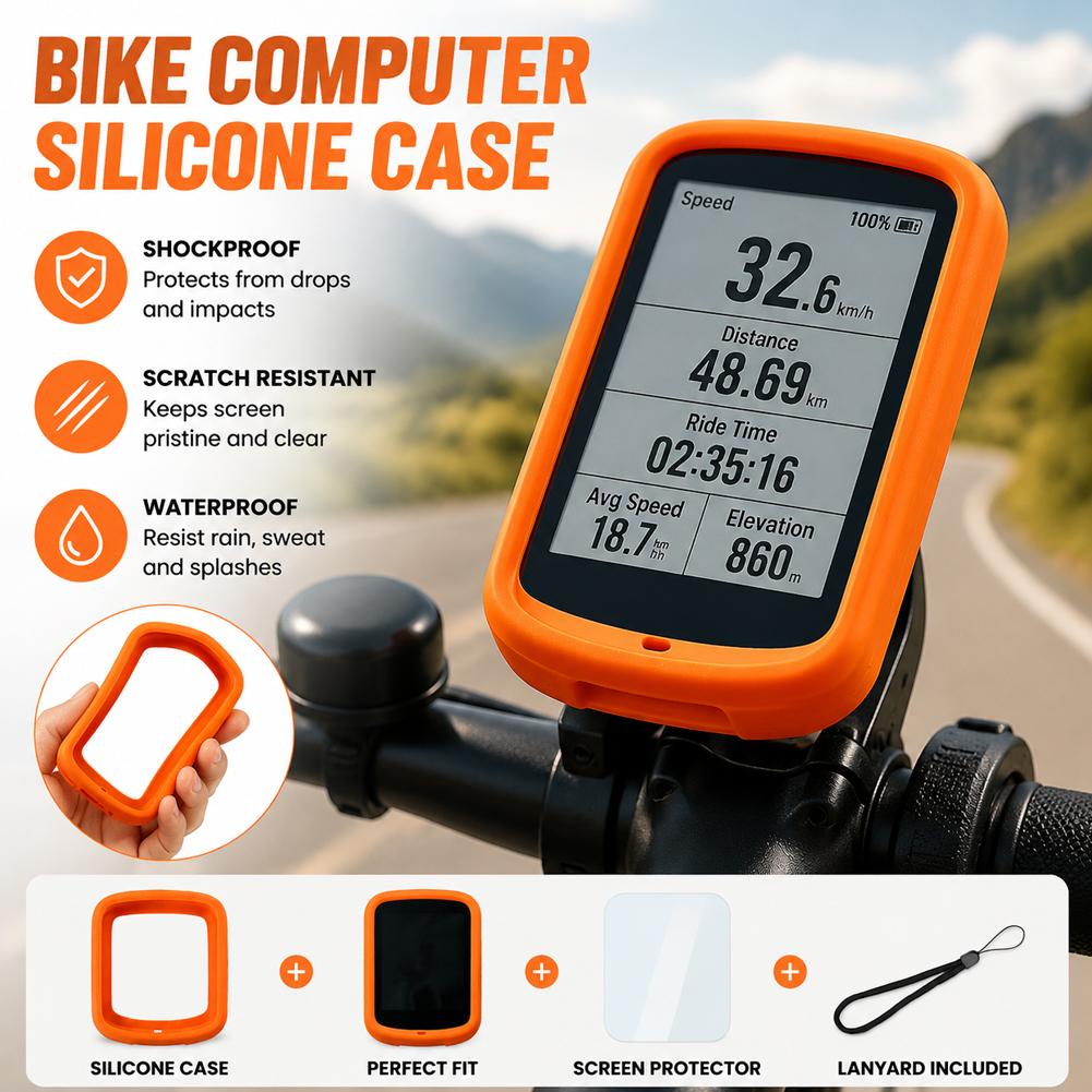 Силиконовый защитный чехол для – обзор и цена Bike Computer Gps